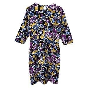 J McLaughlin Womens Medium Catalina Cloth Floral Catalyst Mini Dress w Pockets